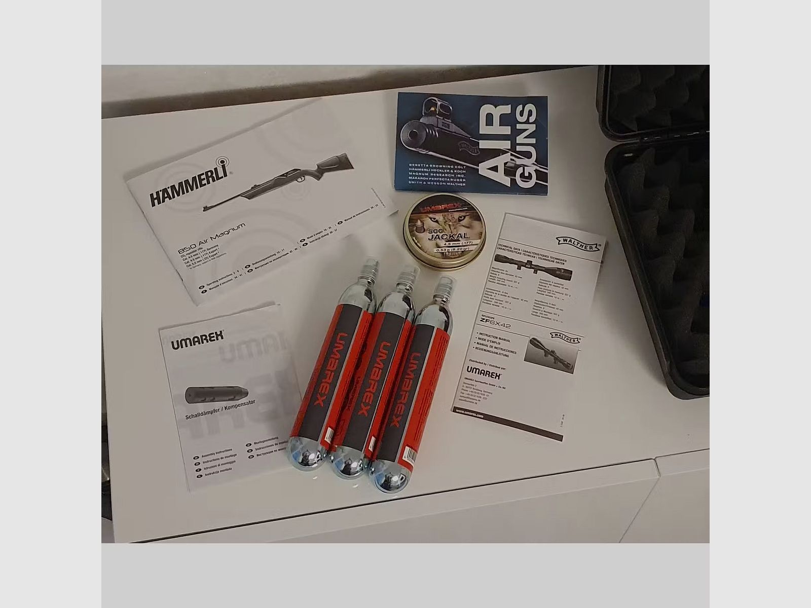 CO2 Hämmerli 850 Airmagnum XT MEGA ACCESSOIRES, afbeelding 10 van 11