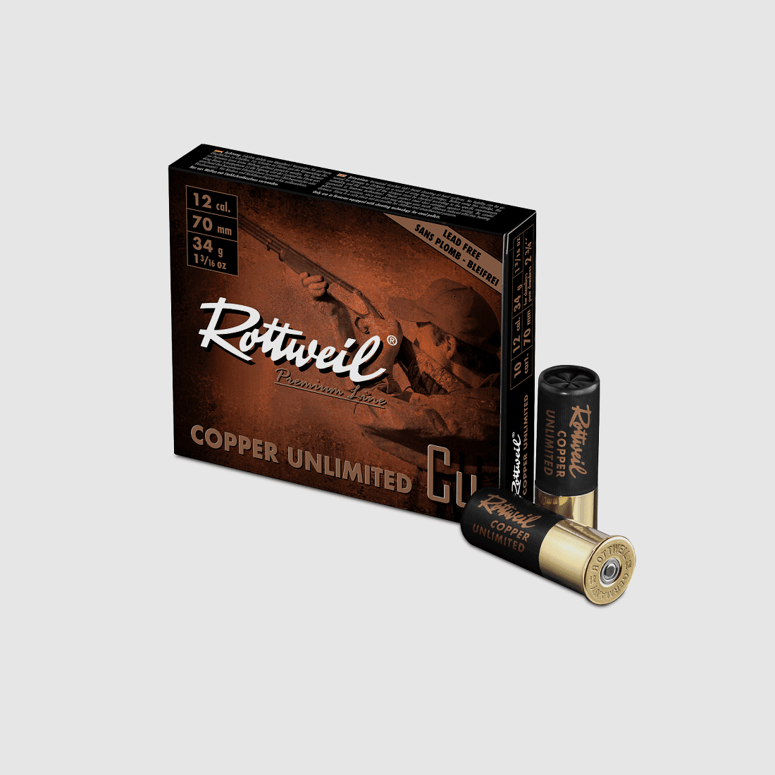 Rottweil Cooper Unlimited 12/70 34 g. 3,25 mm - 10 Stk.