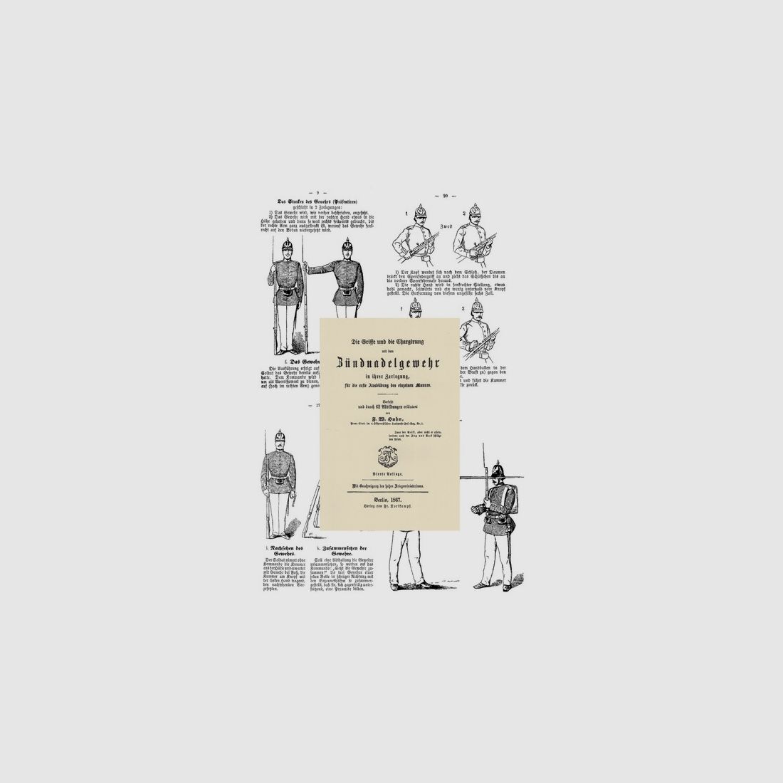 Nachdruck Ausbildung mit dem Zündnadelgewehr von 1867