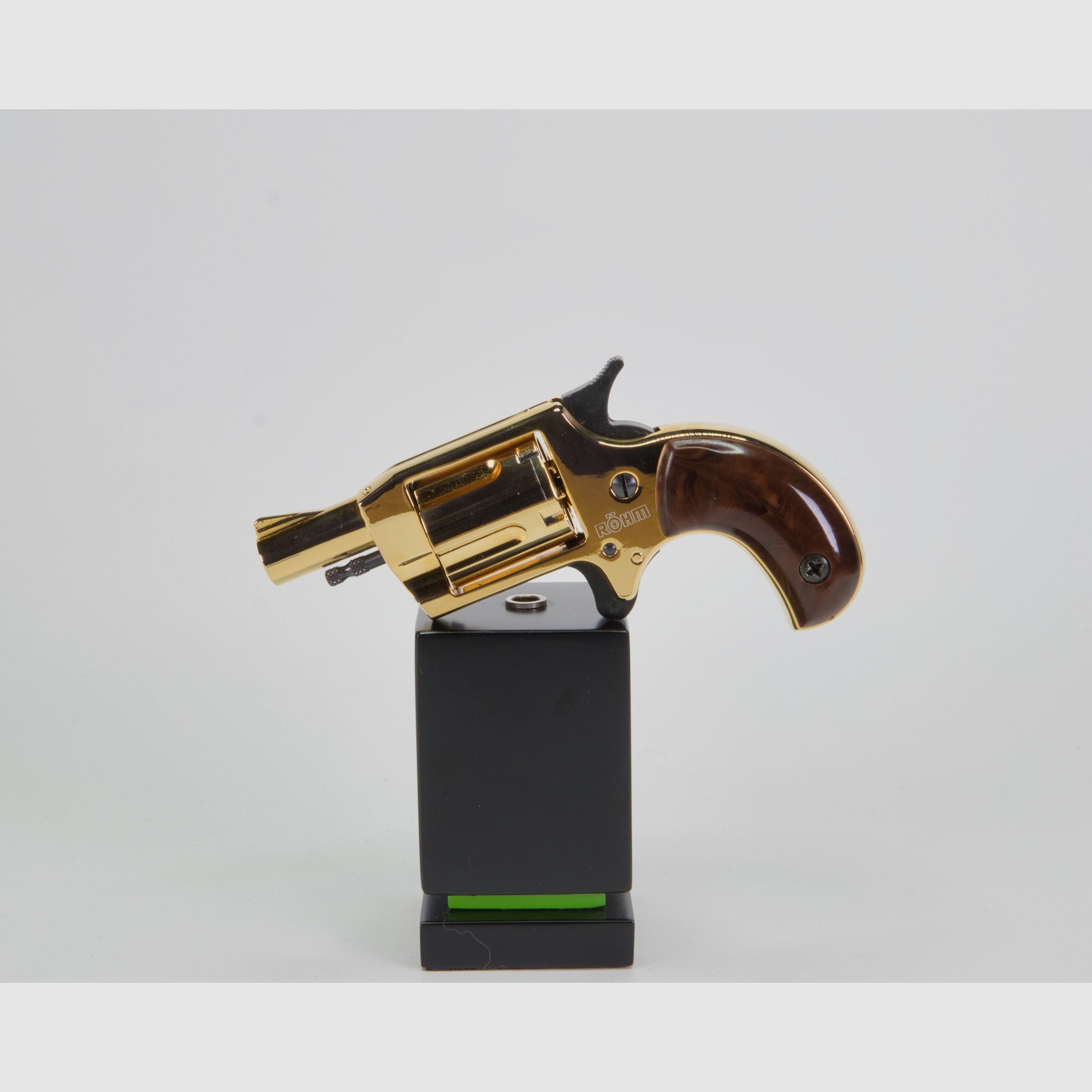 Röhm Little Joe blank firing revolver caliber 6mm Flobert Gold Edition