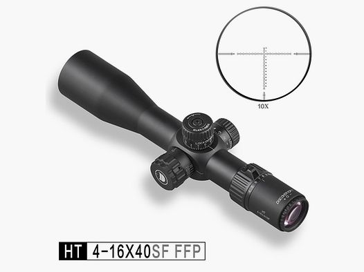 Luneta celownicza DiscoveryOpt HT 4 -16×40 SF FFP + Montaż