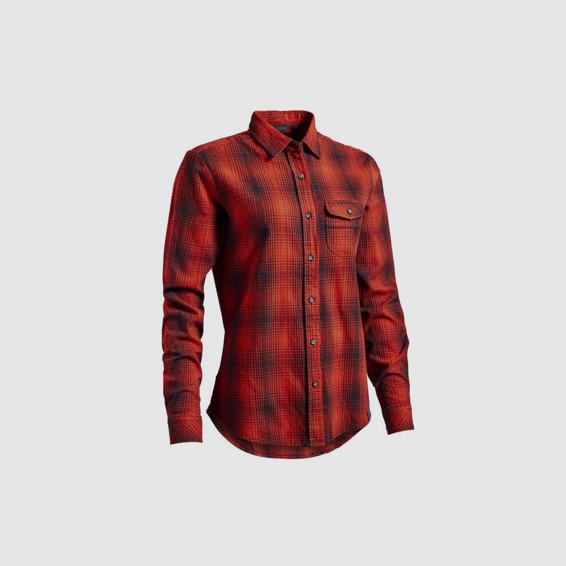 Northern Hunting Damen Bluse Idunn Rot/Schwarz kariert