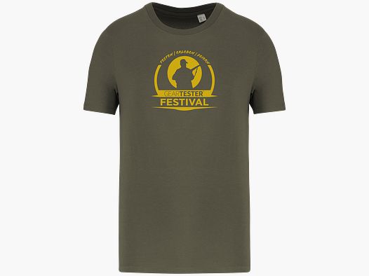 Geartester Festival Bio T-Shirt, großes Logo