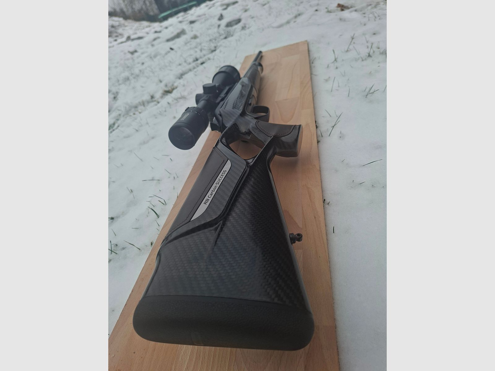 Blaser R8 Carbon Success kolba LEWA z wkładkami skórzanymi, w doskonałym stanie