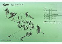 Röhm 76 spare parts for signal revolver RG 76