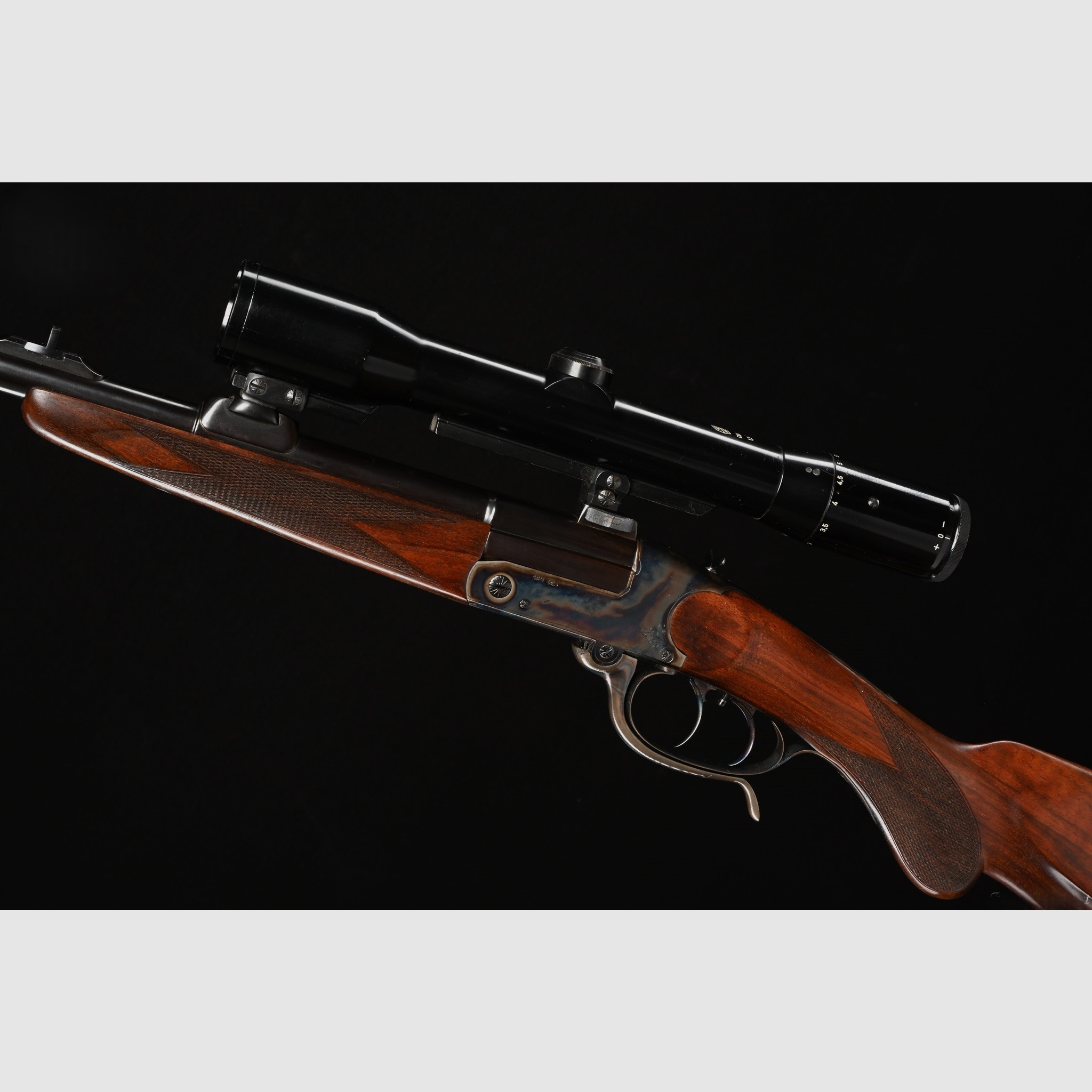 Sauer Pirschgewehr Einzelschuss Unter Hebel Kipplauf 8 x 48 Sauer