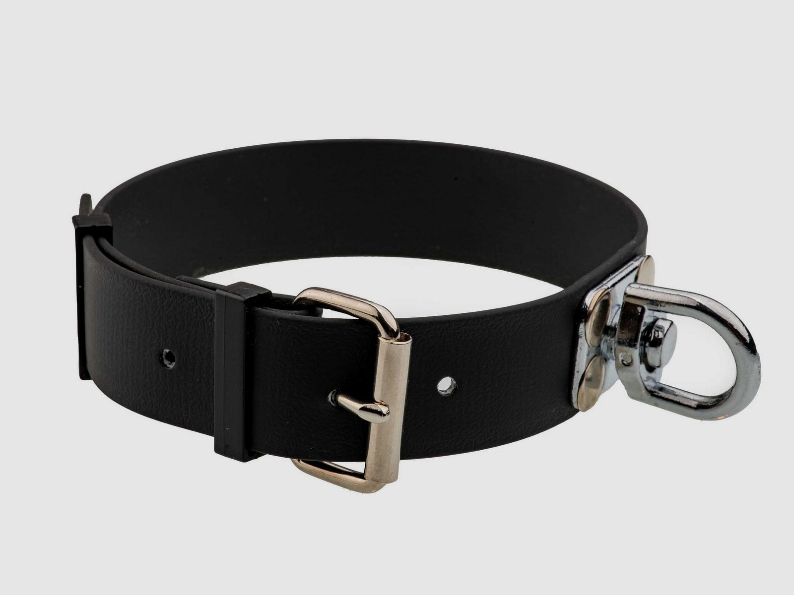Collier de recherche au sang en Biothane 30 mm 36–42 cm noir, image 2 sur 3