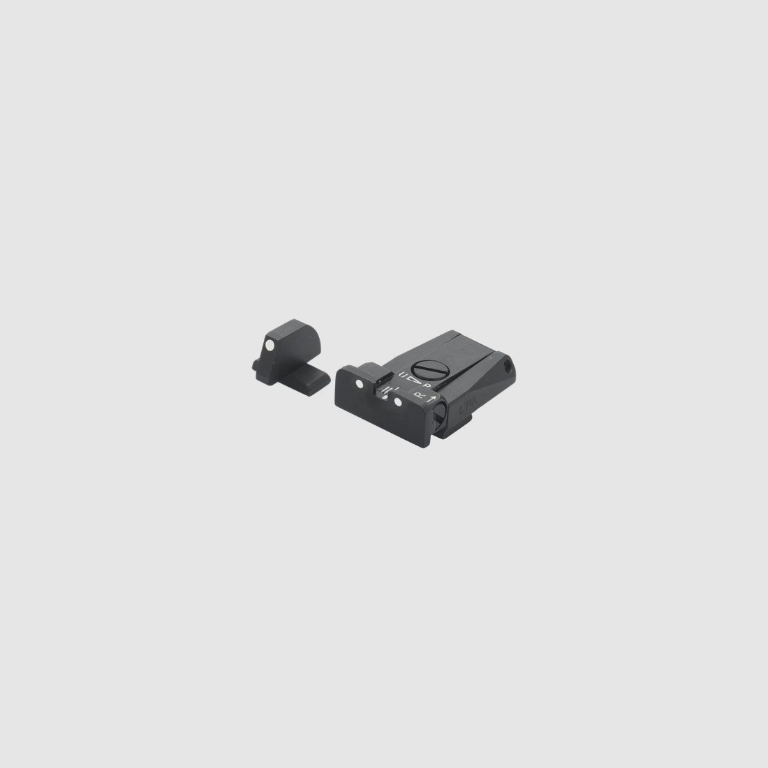 LPA SPR96BE30 Micrometer Sight Set for Beretta 92 Stock and Brigadier – 3-Point