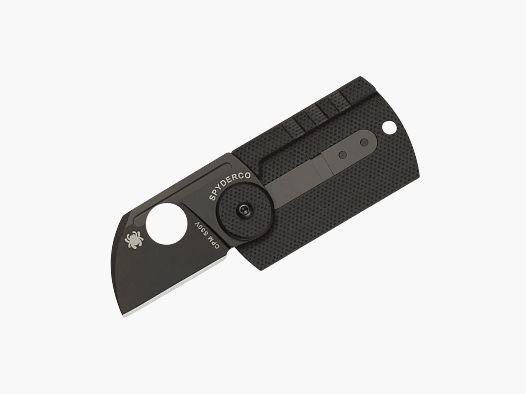 Spyderco Dog Tag Folder CF fibra de carbono I G10