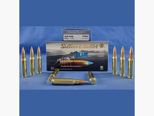 Sellier&Bellot .308 Win. tipped eXergy blue 7,1g/110grs.