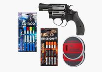 Feuerwerk Revolver Set Weihrauch HW 37 Schreckschuss