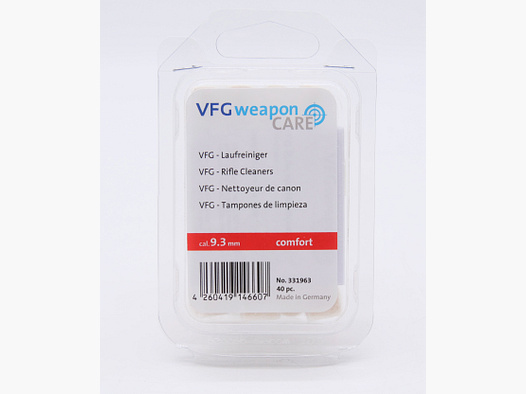 VFG 331963 cal. 9,3 mm Laufreiniger für Büchsen Comfort 40 Stück