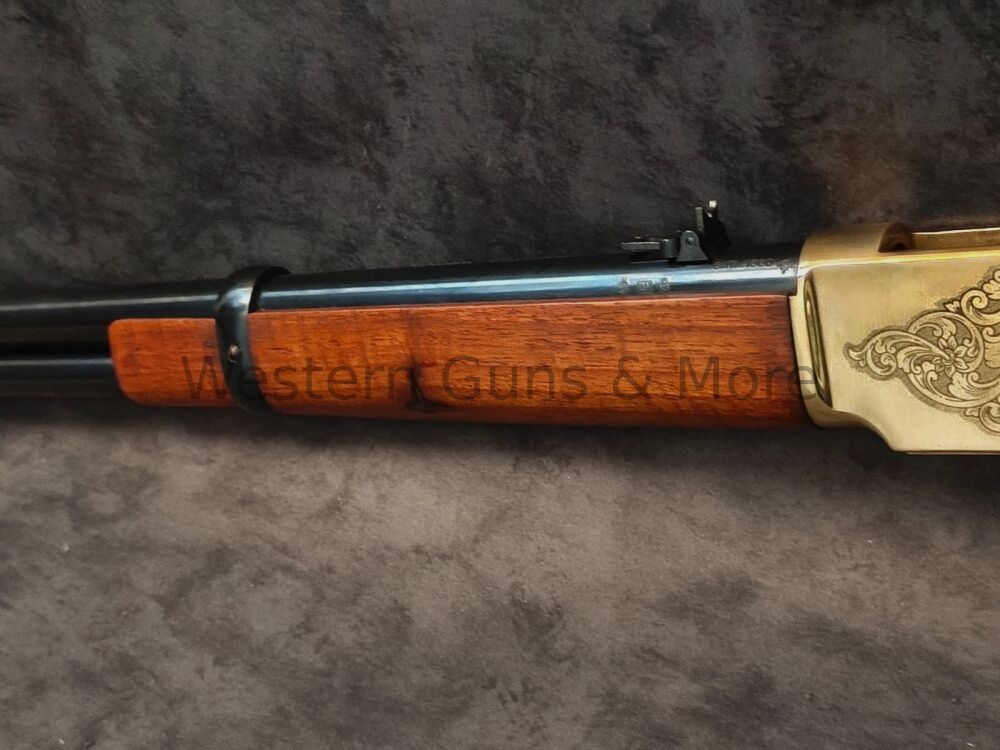 Uberti UHR Uberti 1866 Carbine “Yellow Boy” cal. .22 LR gravé, image 7 sur 9