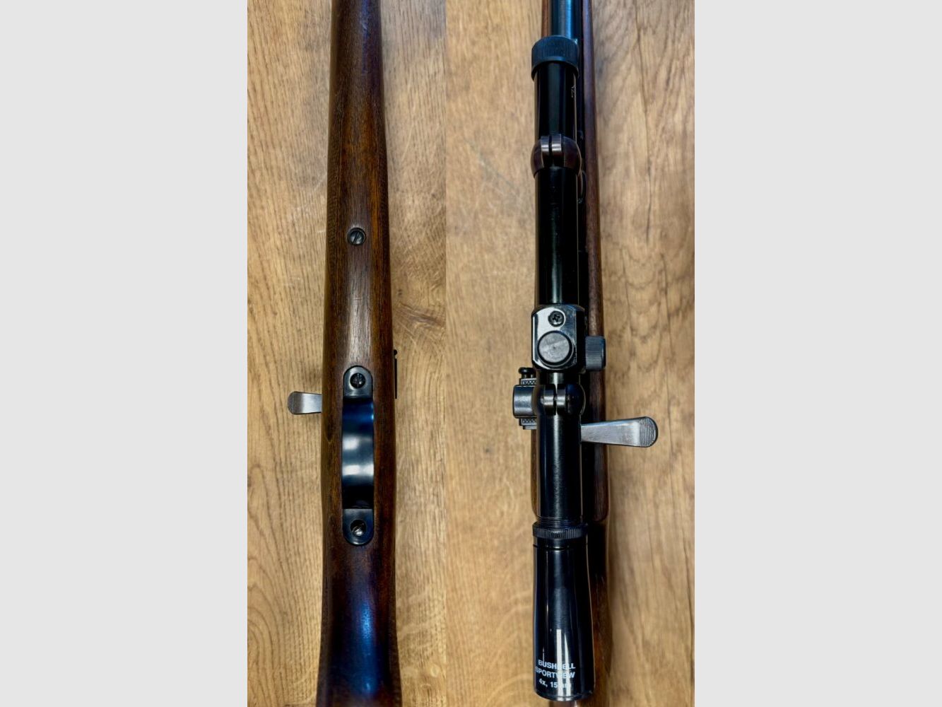 Anschütz .22 LR con telescopio