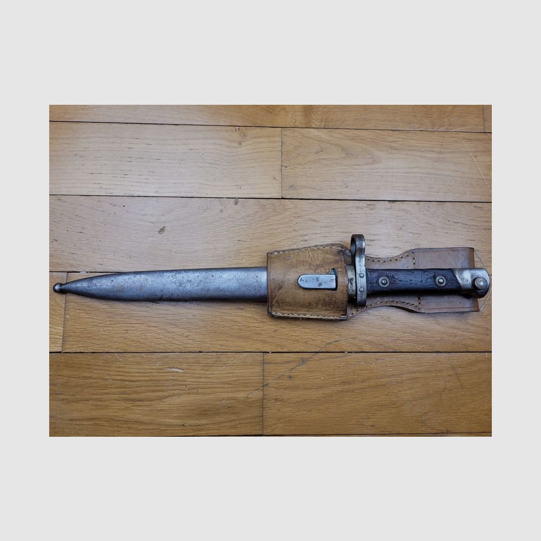 Raro Bayoneta ALEMANA mod 1895 Austríaca – Fabricación alemana Ernst Busch – W17 – TBE, imagen 9 de 11