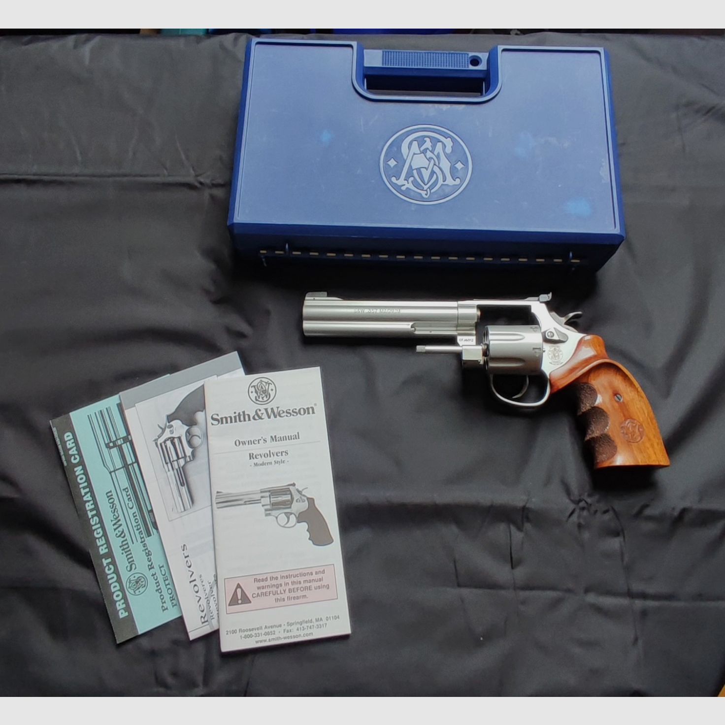 Smith & Wesson (S&W) 686 Target Champion .357 Mag. Revolver Edelstahl