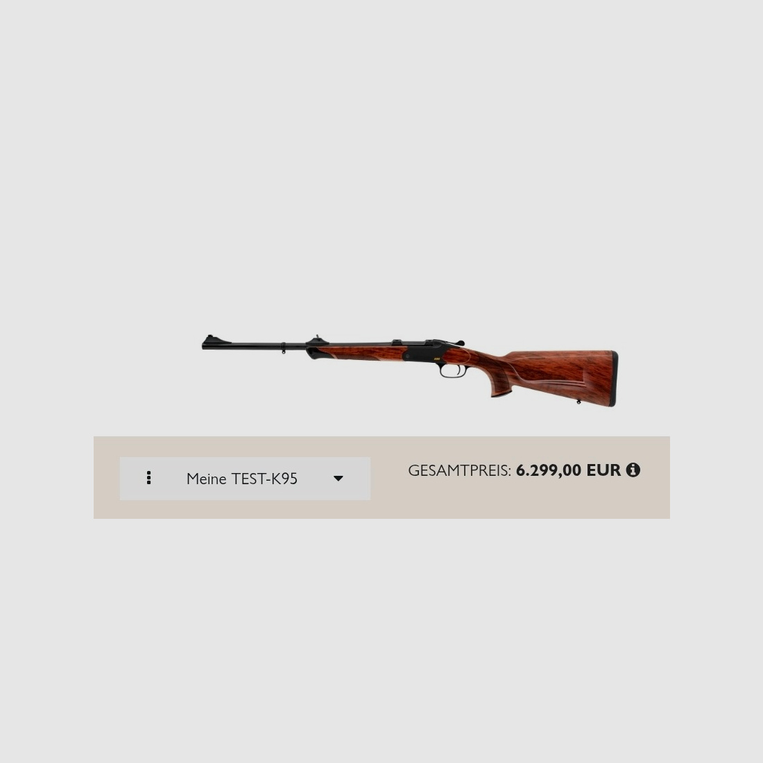 Blaser K95, Kal. 308 Win., 52cm Lauf, Holzklasse 4
