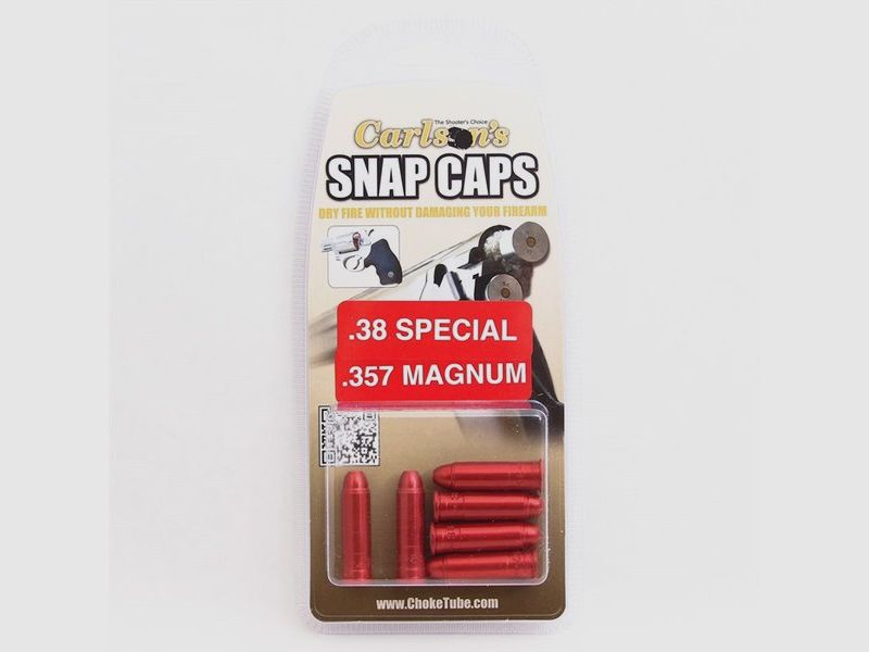 CARLSONS PER PATRONE DA PISTOLA CARLSONS SNAP CAPS 357 MAGNUM/38 SPECIAL ALLUMINIO 6/CONFEZIONE
