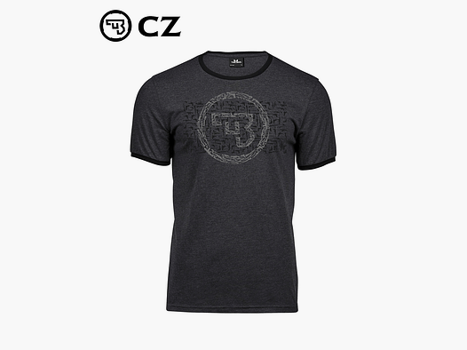 CZ – T-SHIRT LOGO GREY