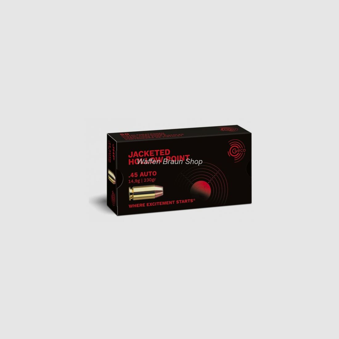 GECO PATR .45 ACP 230grs. Hohlspitz 50 STK