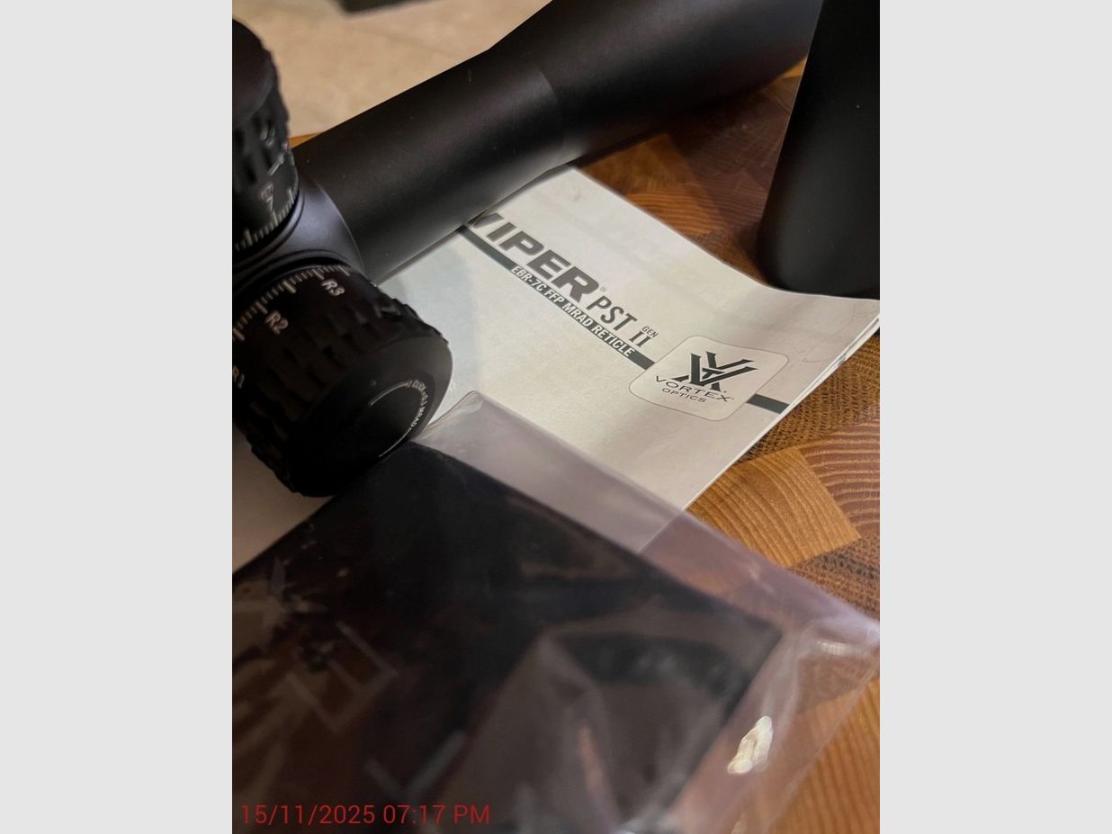 Vortex Viper PSTII 5-25x50 riflescope