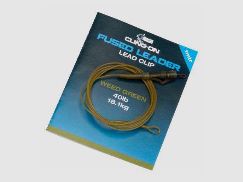 NashCling-On Fused Lead Clip Leader 1m