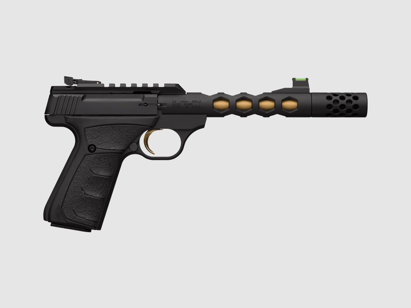 Pistool BROWNING BUCK MARK VISION BLACK GOLD UFX kal.22Lr, afbeelding 1 van 4