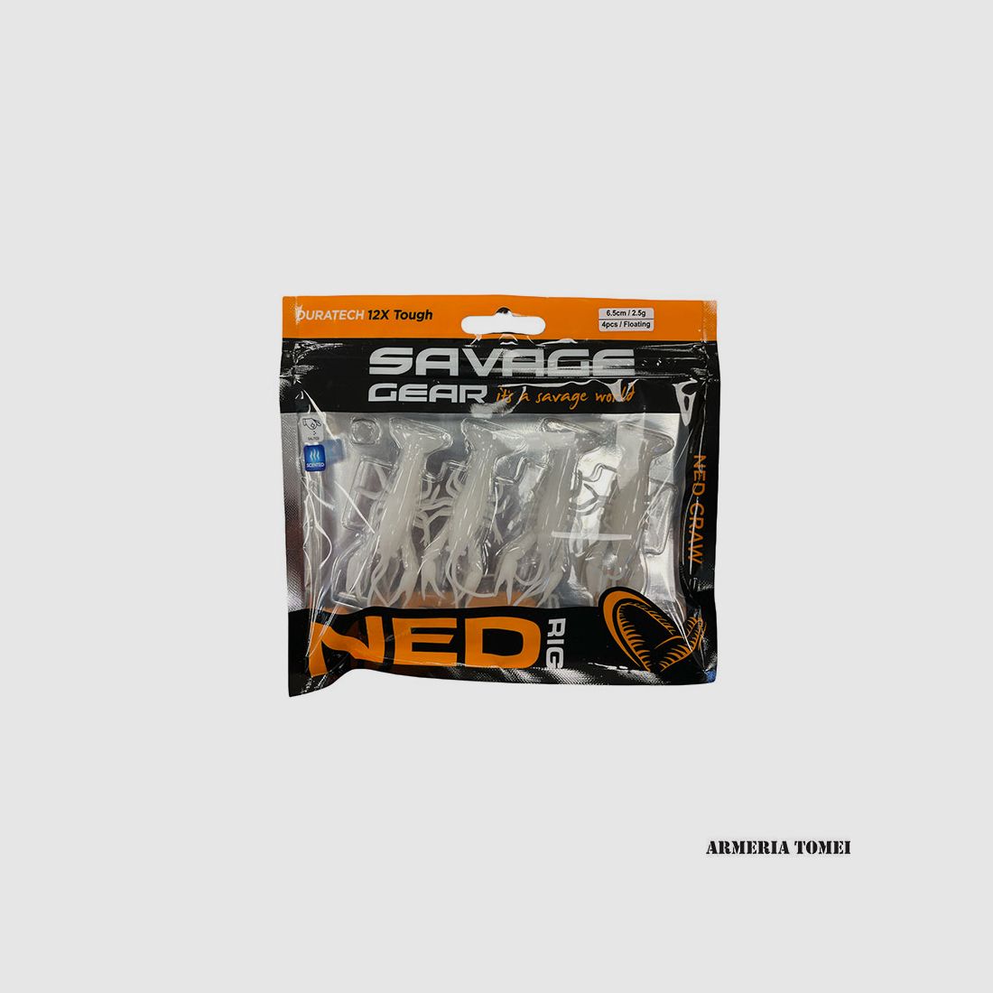 SAVAGE GEAR – NED CRAW 6.5cm 2.5g FLOATING Albino Craw (4pcs)