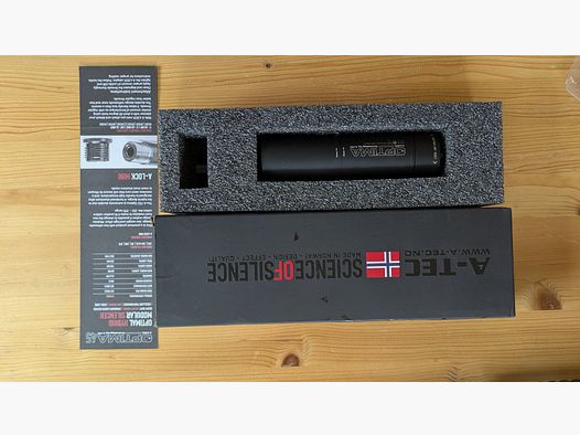 A-Tec Optima 45 Front Silencer – Caliber .30 – M15x1 – Very good condition