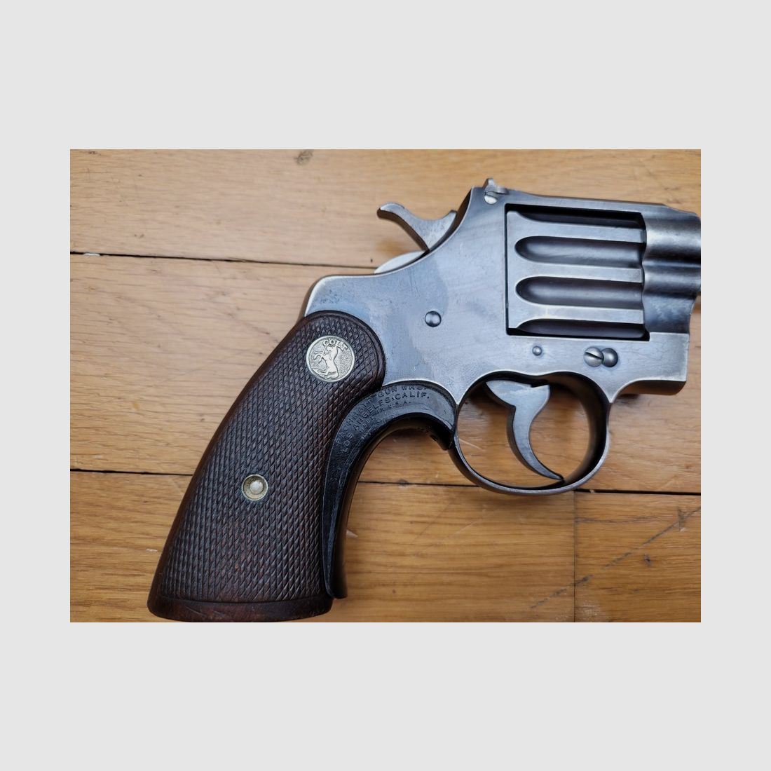 Bardzo rzadki „Revolver” Colt Camp Perry – kal. 22LR – wyprodukowany w 1931 roku – 8 cali – 2.500 egzemplarzy! – W doskonałym stanie!, zdjęcie 10 z 24