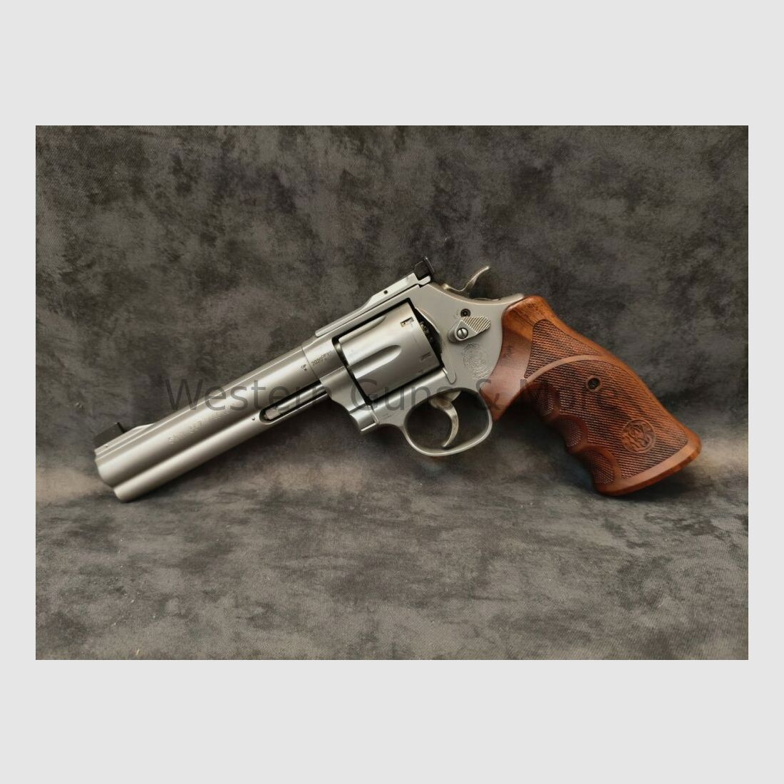 Smith & Wesson S&W 686-6 Target Champion Stainless matt 6" Kal.357Mag.