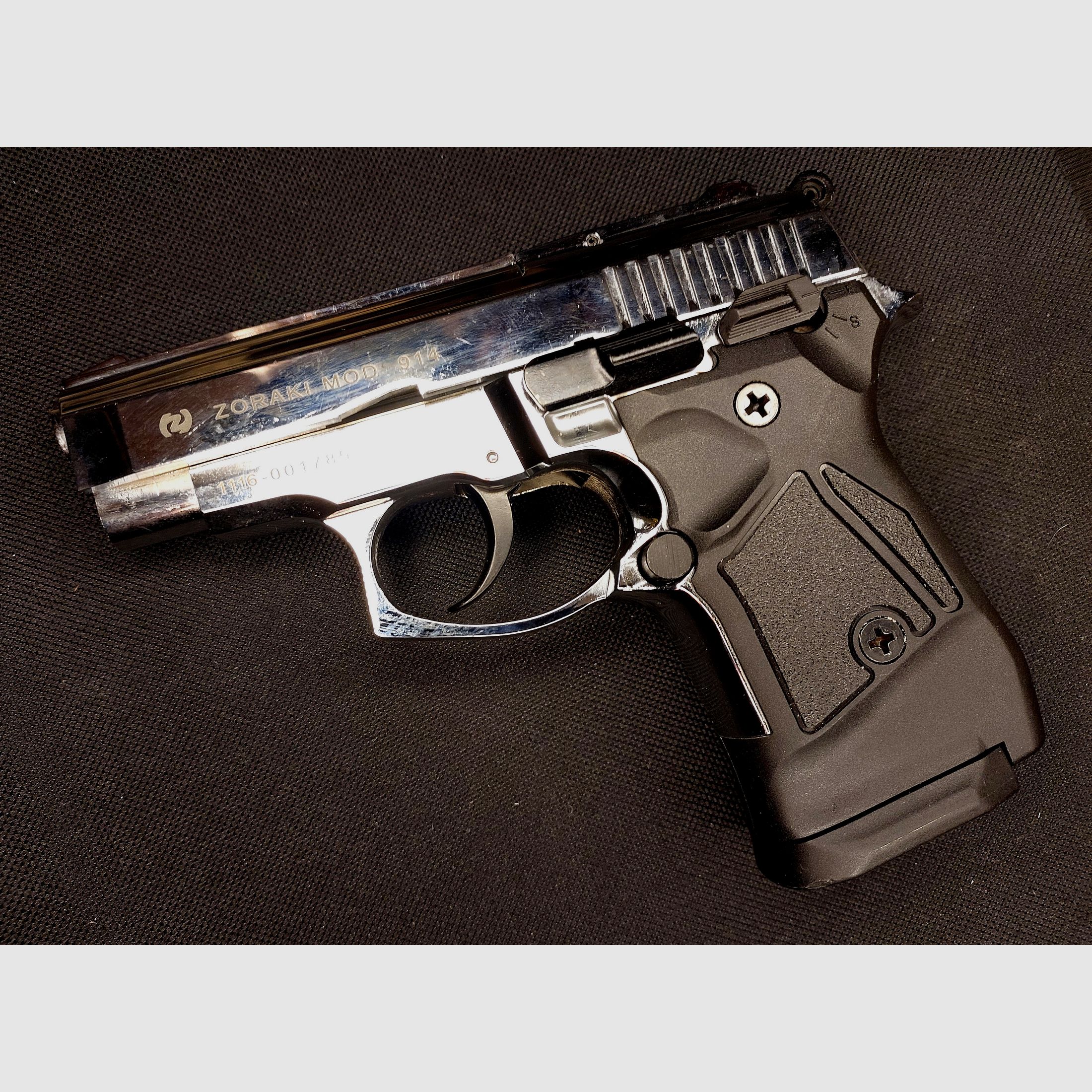 Zoraki 914 Schreckschuss Pistole 9mm P.A.K. Chrom (PTB 972 !!!)