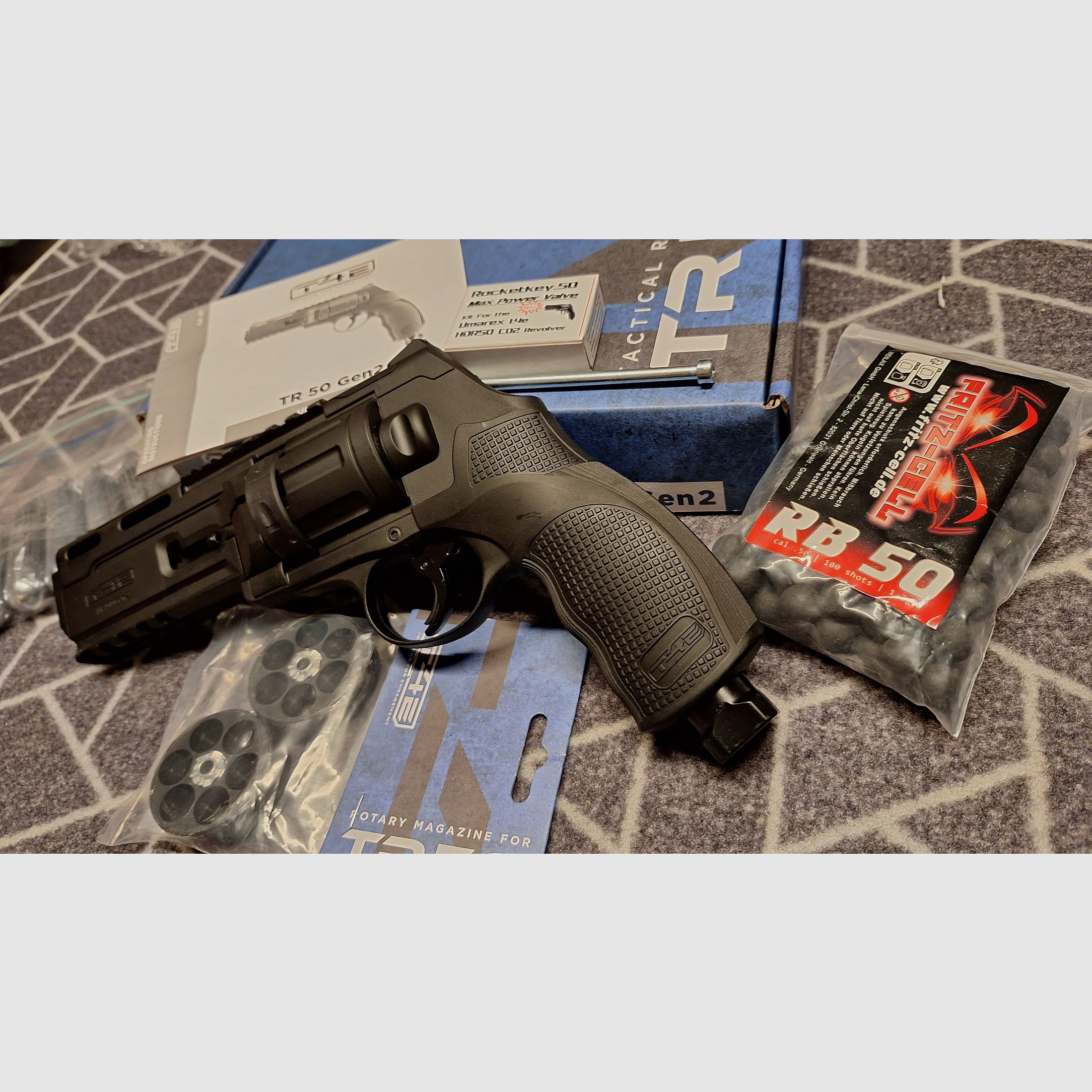 HDR50 Gen2 Revolver Co2 cal .50 - Premiumkit - Neu!