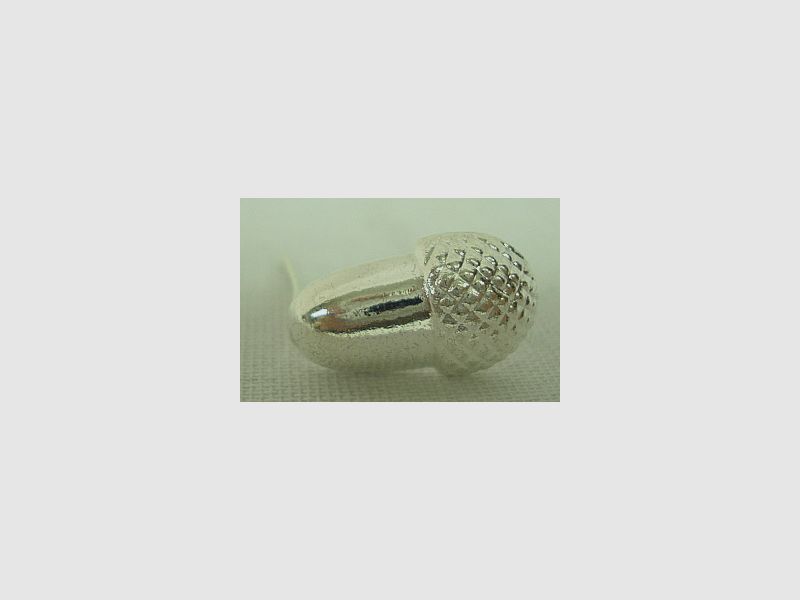 Metalleichel 19x11 mm - ohne Stiel, silberfarbig