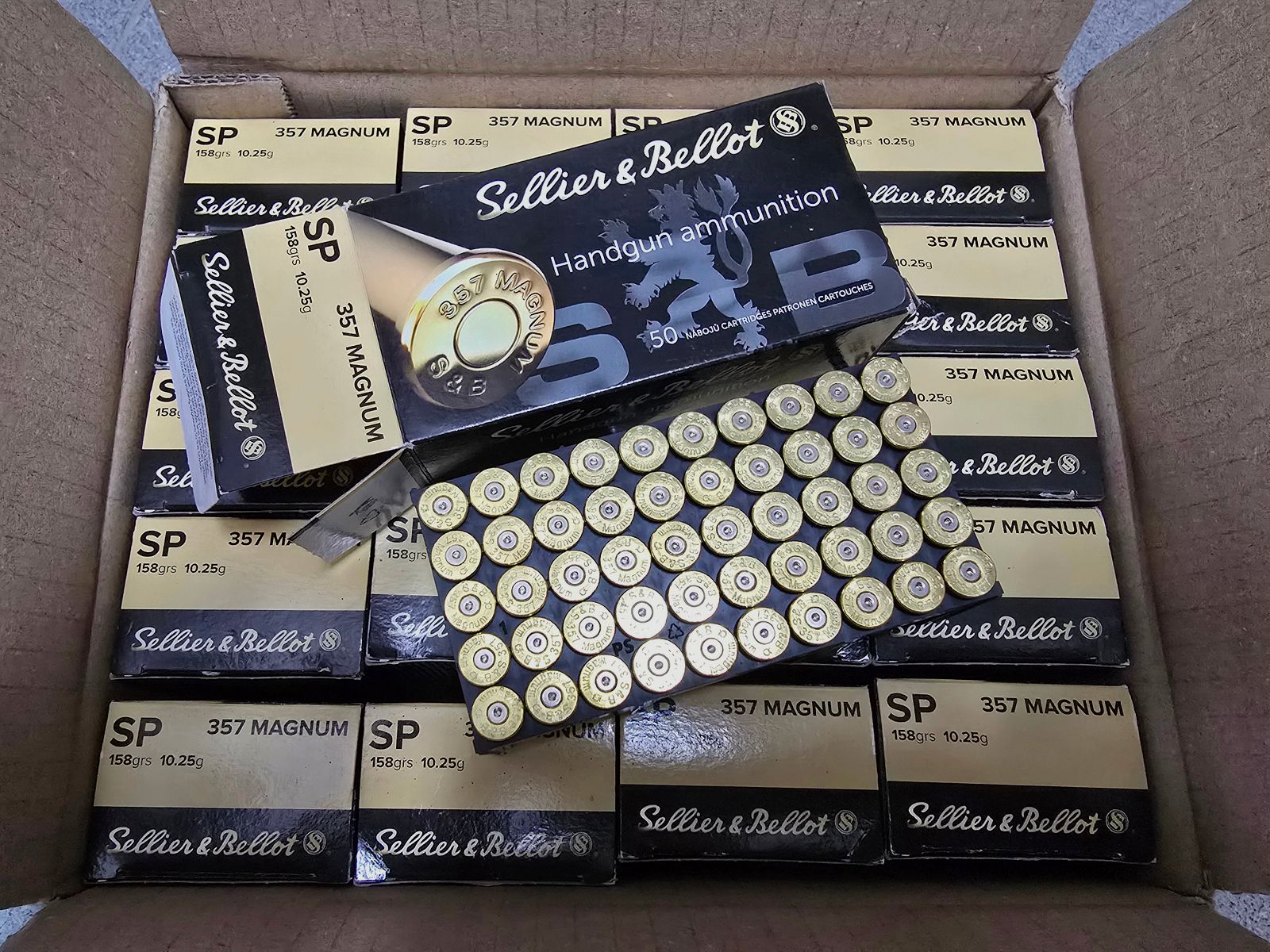 Hülsen S&B, 357Mag  ,1000 Stück gleiche Losnummer 