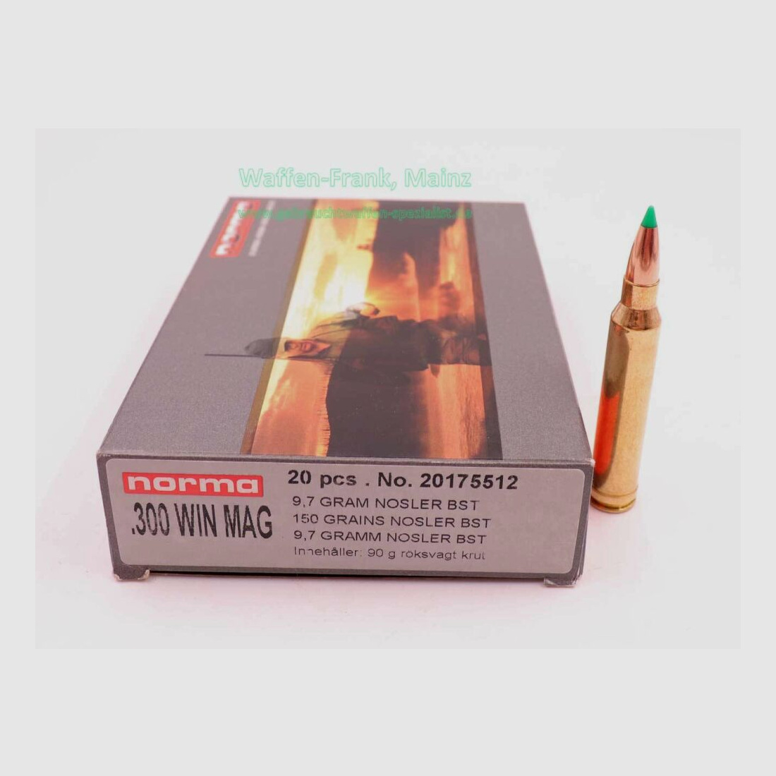 Cartuchos de rifle Norma .300WinMag