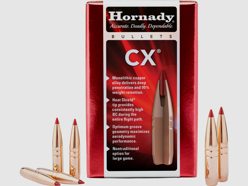 Hornady Geschoss 270 Cal .277 130gr CX (50)