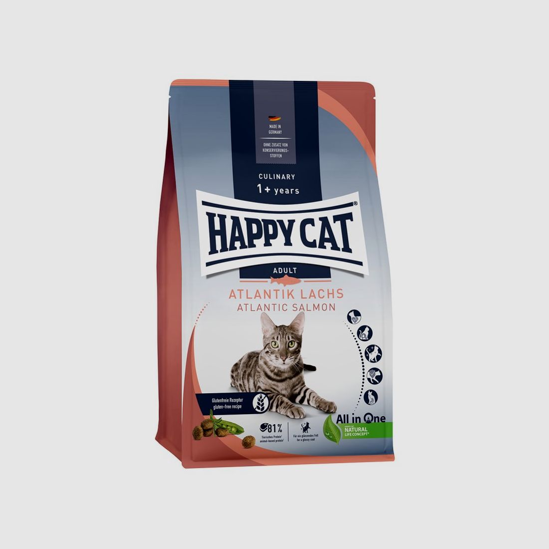 Happy Cat Katzen Trockenfutter Culinary Atlantik Lachs 4 kg