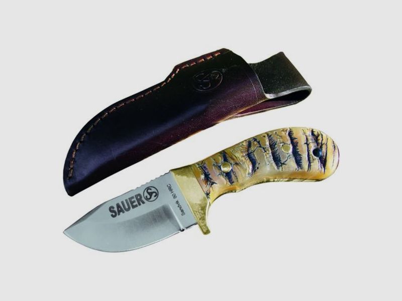 SAUER Feststehendes Messer Jagdmesser Mufflon 7,5cm  'BallPoint'-Klinge