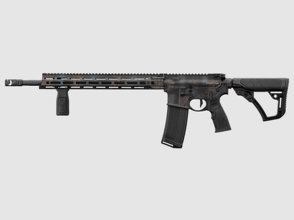 DANIEL DEFENSE AR15 DDM4 V7 PRO Lauf 18 ' Kal. 5.56 - Schlangenleder, Bild 1 von 5