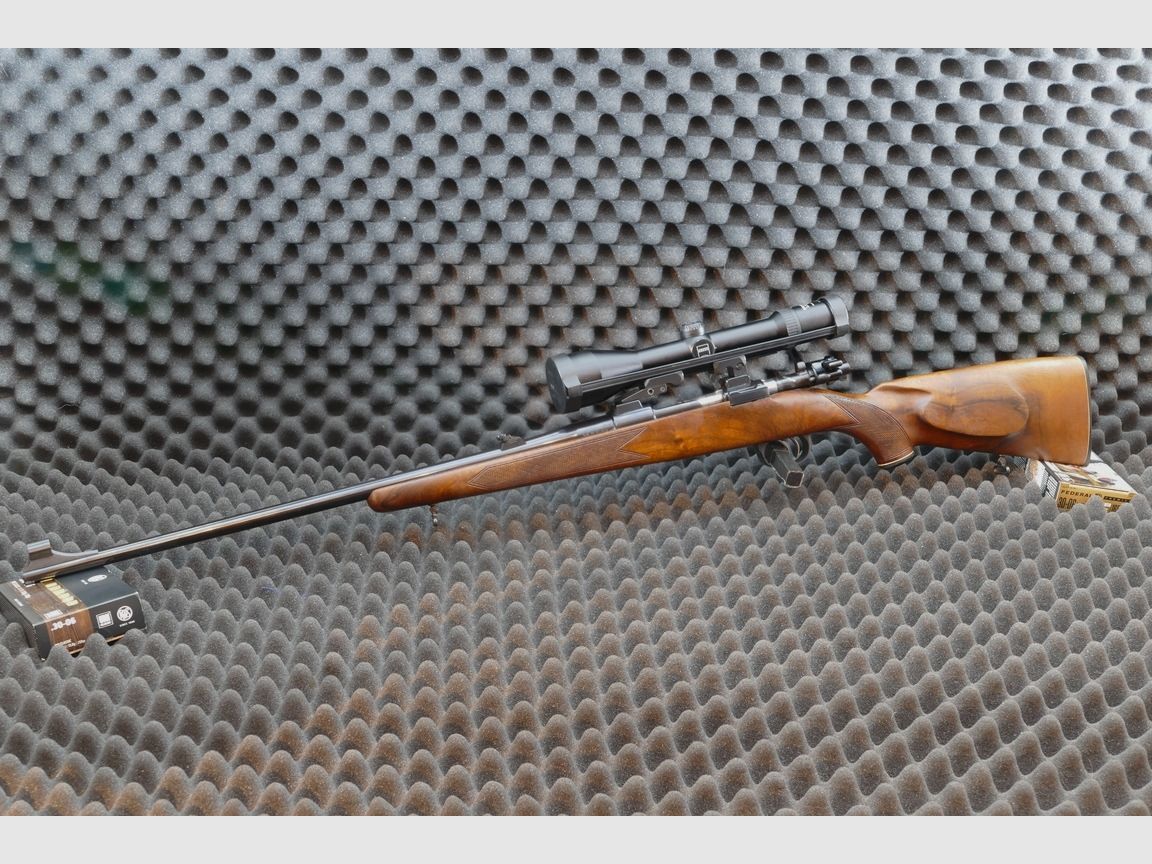 Carabine à répétition, système 98, fabricant Luger, modèle L99, 30-06Spr, montage EAW pour rail intérieur Zeiss