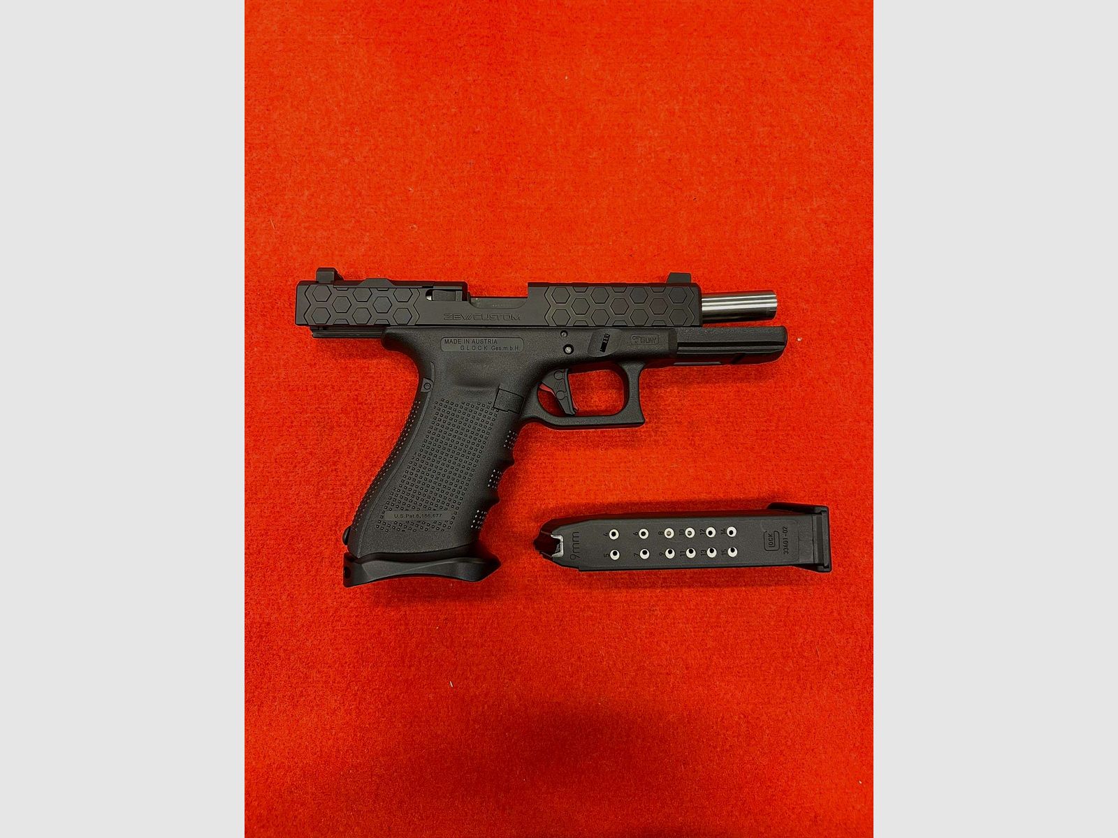 Glock Modell 17 4. GEN. CUSTOM ZEV Kaliber 9x21mm, Bild 6 von 9