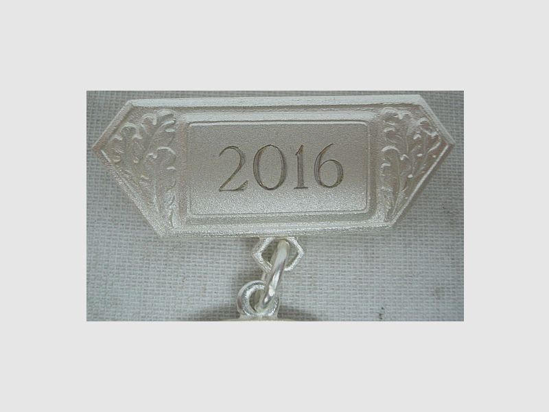 Order pendant - silver-plated, with needle & eye