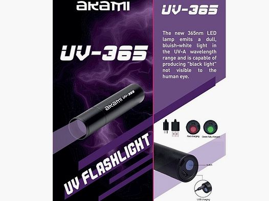 LINTERNA UV-365 AKAMI