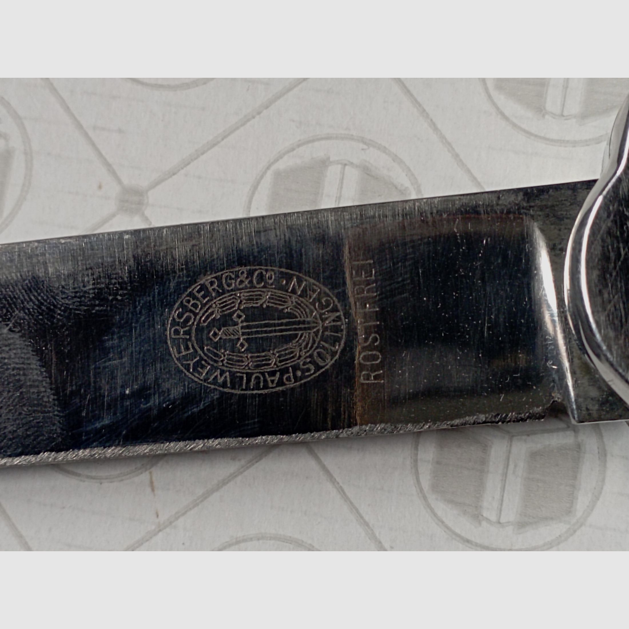 Coltello da volo Luftwaffe della Seconda Guerra Mondiale (Paul Weyersberg Solingen)