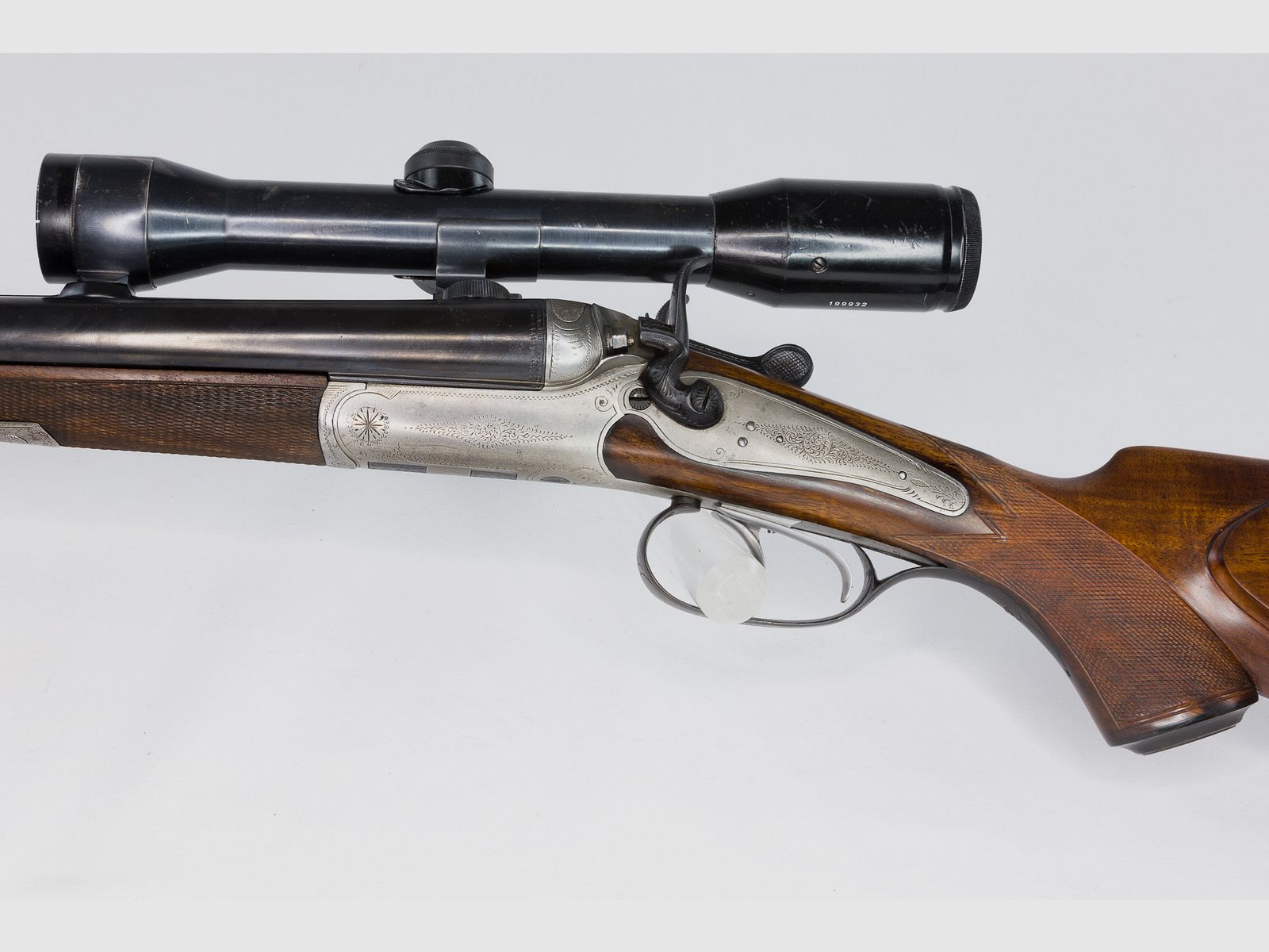 used Ferlacher cocking gun with mounted Hensoldt 4x32, image 3 of 5