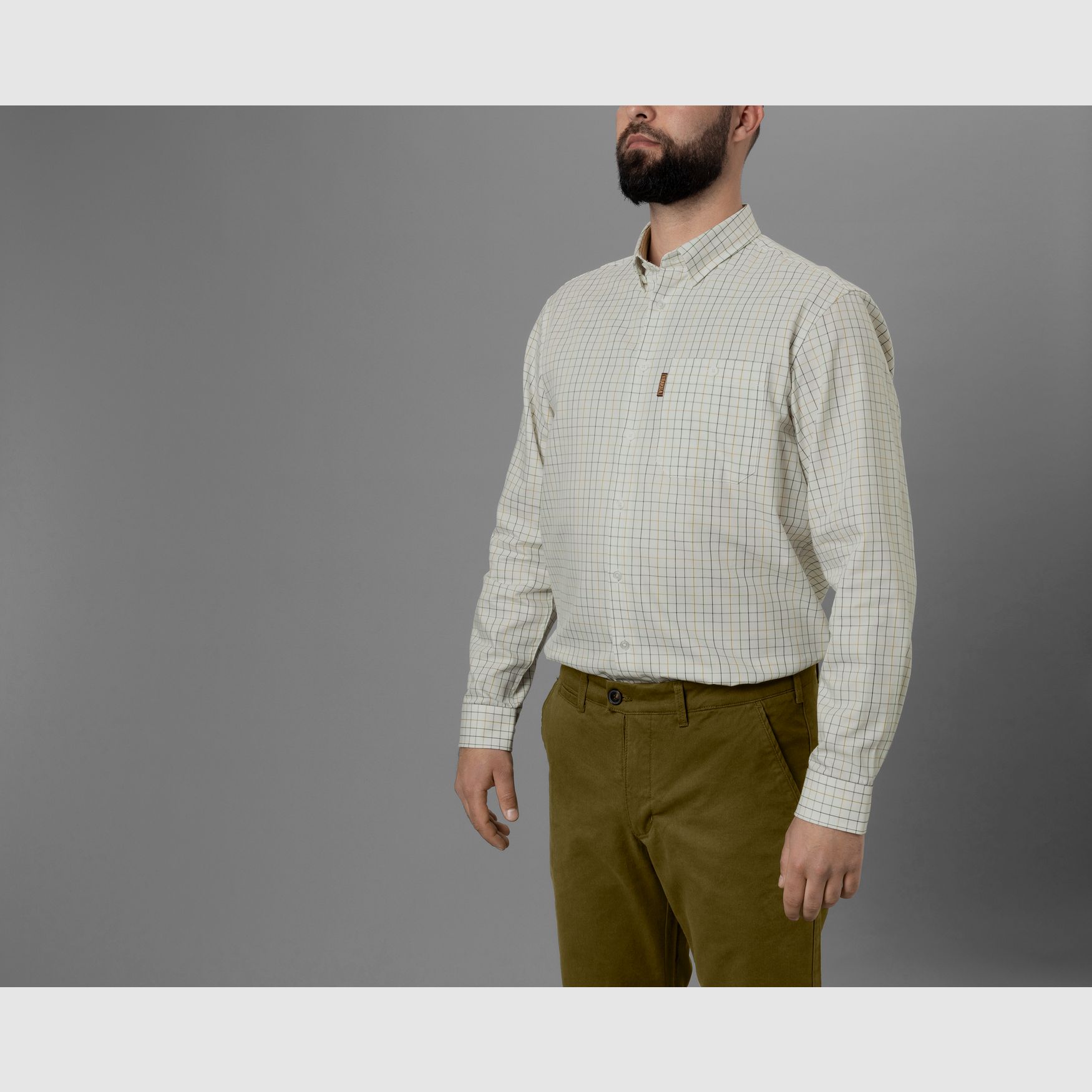 Härkila Allerston Chemise vert émeraude/blanc, image 6 sur 8