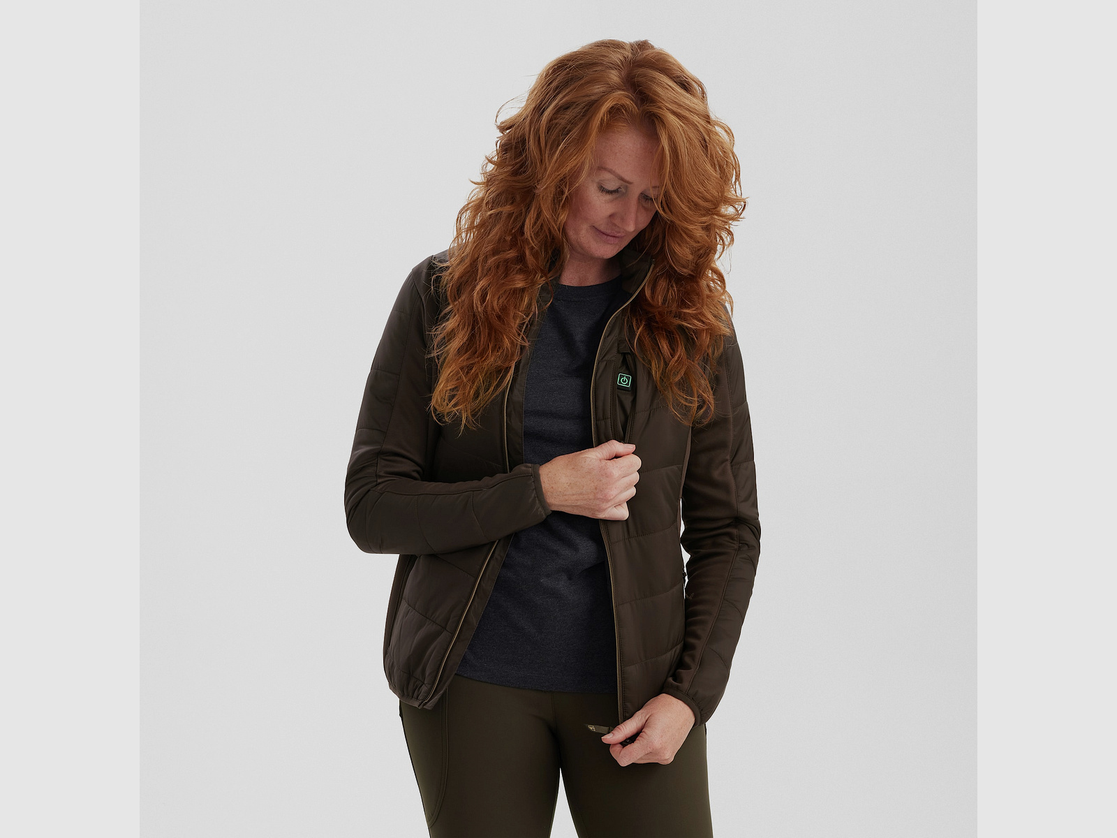 Deerhunter Lady Heat Padded Jacket Wood 34