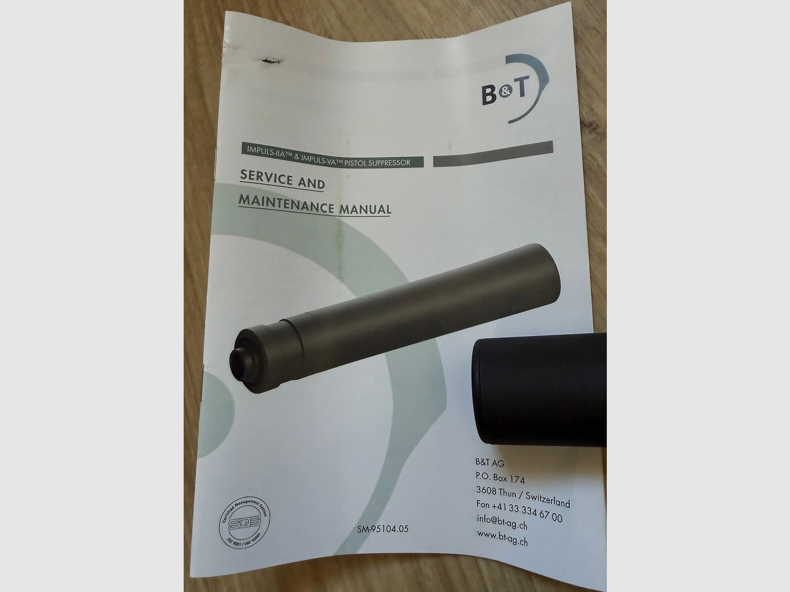 B&T Impuls-IIA suppressor 9mm Para