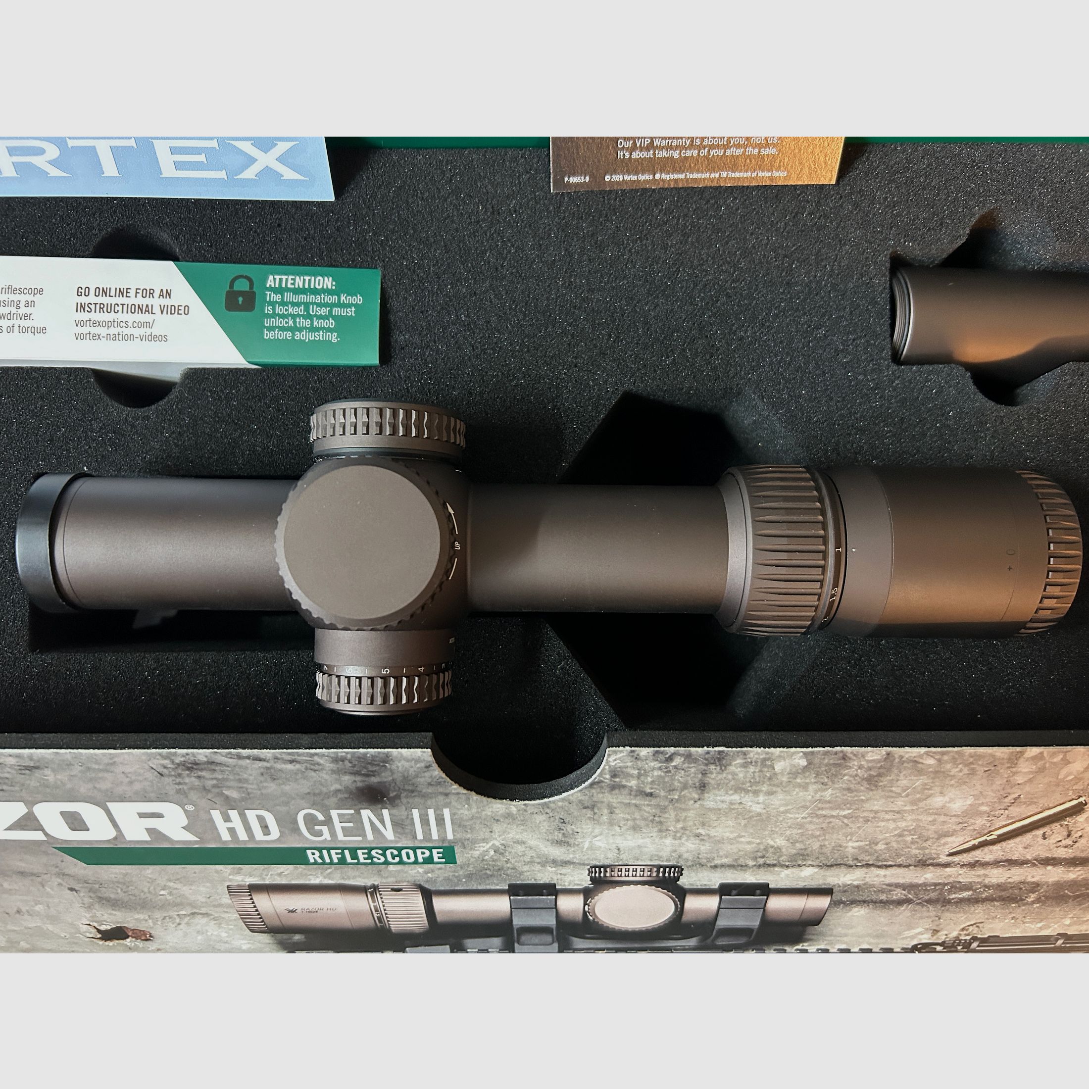 Vortex Razor HD Gen III 1-10x24 MRAD